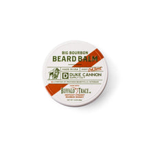 Load image into Gallery viewer, BIG BOURBON BEARD BALM. MADE WITH BUFFALO TRACE BOURBON