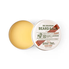 Load image into Gallery viewer, BIG BOURBON BEARD BALM. MADE WITH BUFFALO TRACE BOURBON