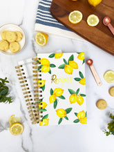 Load image into Gallery viewer, Lemons Kitchen Recipe Hardcover Journal
